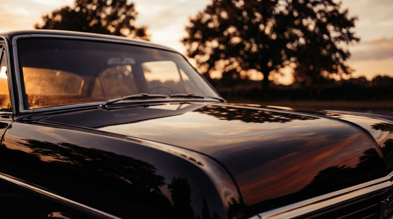 Silver luxury sedan - tired water-stained finish restored to pristine protected gloss